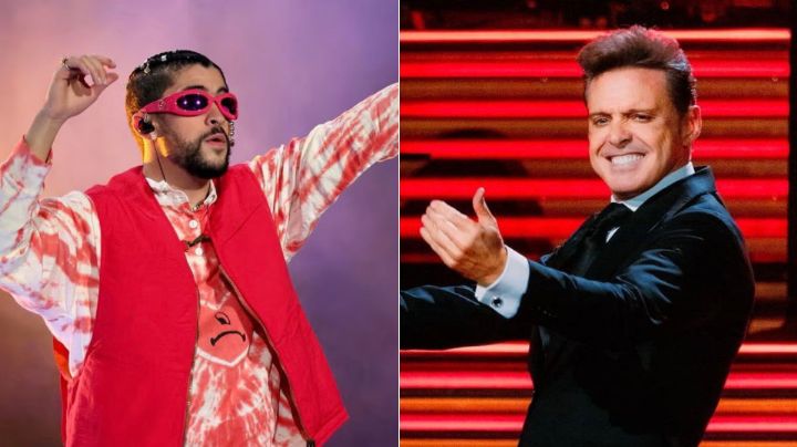 Video: Bad Bunny asiste en modo fan a concierto de Luis Miguel