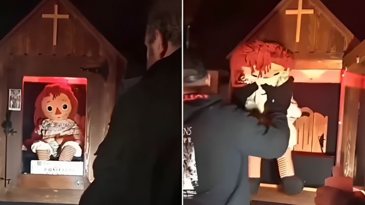 Annabelle es cambiada de vitrina pese a advertencia de los Warren