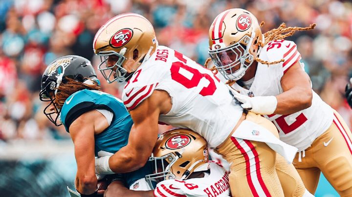 NFL: Derrota 49ers a Jacksonville 34-3 y rompen racha negativa