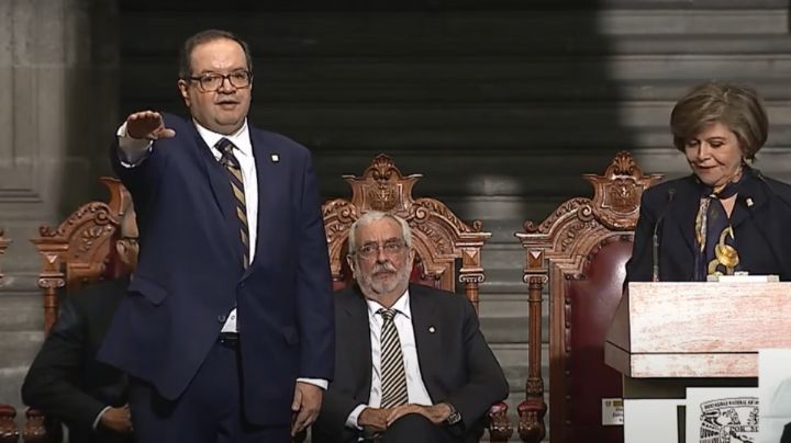 Leonardo Lomelí Vanegas toma protesta como rector de la UNAM