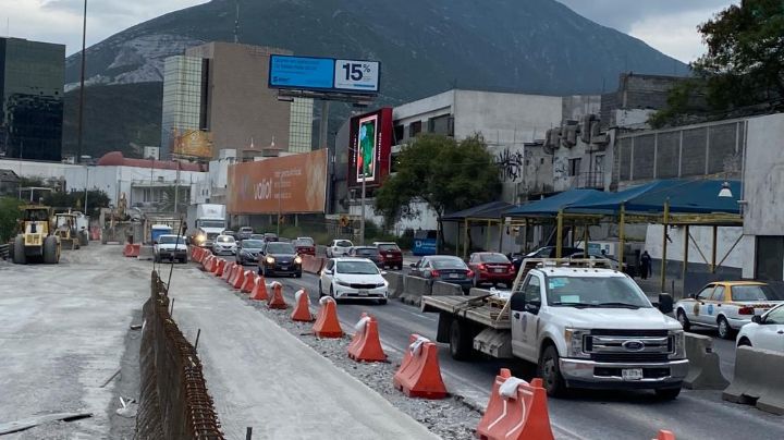 Reabren circulación en bulevar Antonio L. Rodríguez, en Monterrey