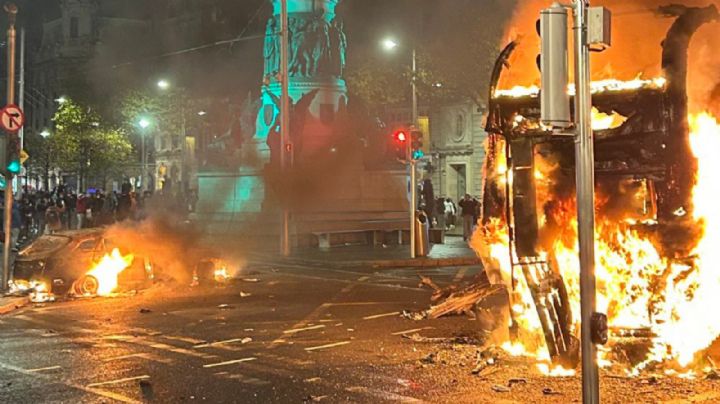 Apuñalamiento de 3 niños provoca disturbios en Dublín