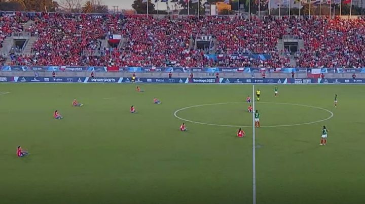 Protesta la Selección de Chile ante México Femenil en Panamericanos