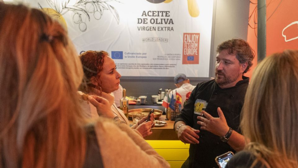 César de la Parra, Chef Ejecutivo de grupo GS, durante el Millesime México 2023