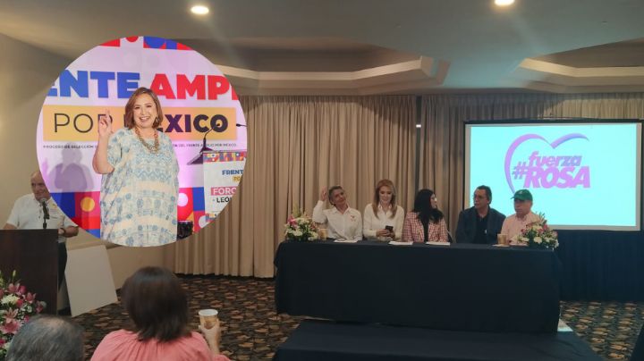 Presentan el movimiento 'Fuerza Rosa' en apoyo a Xóchitl Gálvez en NL
