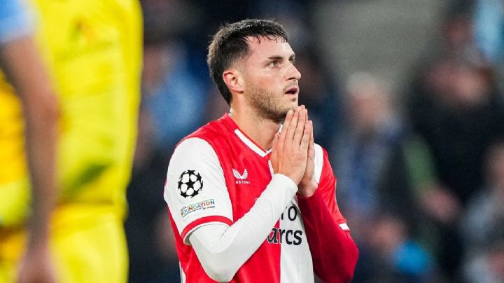 Champions League: Cae Giménez y Feyenoord en su visita a Italia