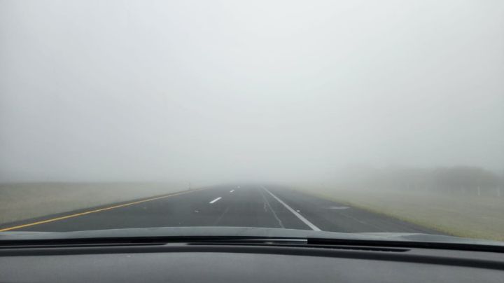 Automovilistas reportan presencia neblina en la carretera Monterrey-Reynosa