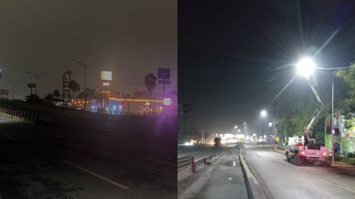 San Nicolás repara luminarias afectadas en avenida Manuel L. Barragán