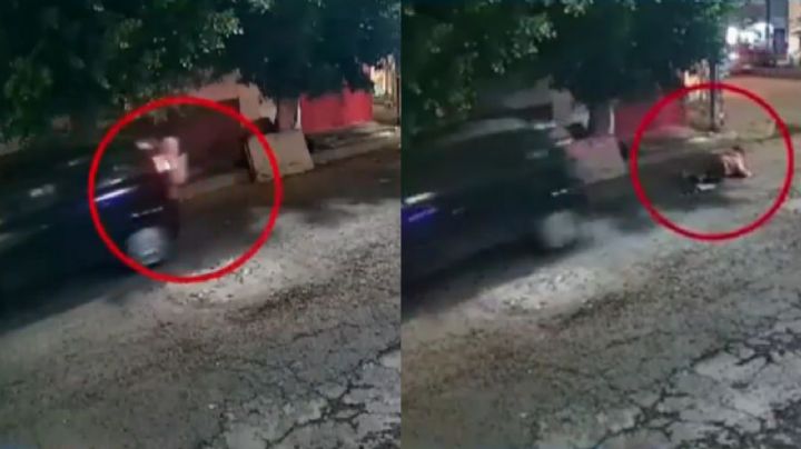 Video: Hombre atropella a abuelita de 85 años y huye en Edomex