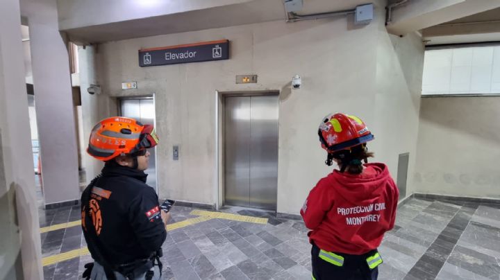 Falla en elevador del Metro en Félix U. Gómez deja atrapadas a dos personas