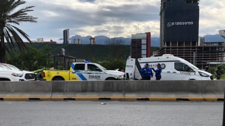 Hallan cuerpo emplayado  sobre avenida Constitución en Monterrey