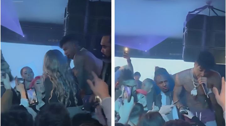 El rapero Blueface agrede a fan durante una presentación en vivo