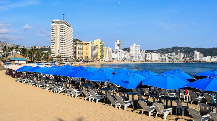 Playas vacías preocupan a restauranteros y empresarios de Acapulco