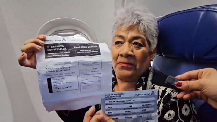 A Celia le urgía ir a Tulum, tomó ‘ganga’ de Mexicana de Aviación, y terminó en Mérida