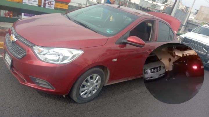 Aseguran vehículo utilizado en robo de accesorios de autos en Monterrey