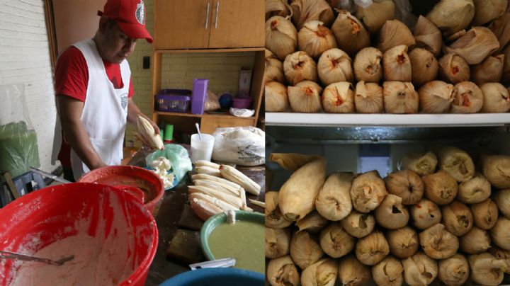 Por día de la candelaria, tamaleros se preparan para aumento de ventas