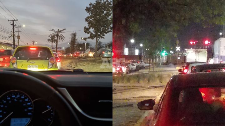 Tren se detiene por más de una hora; provoca tráfico en Barragán