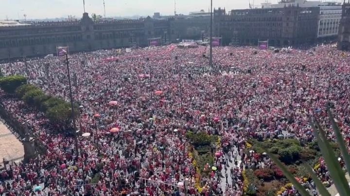 Llenan el Zócalo de la CDMX a favor del INE
