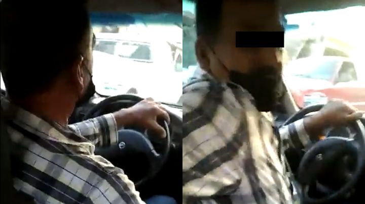Bájese o la mato: Taxista amenaza de muerte a pasajera en Apodaca