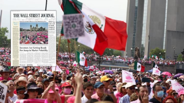 Tiene marcha a favor del INE difusión internacional