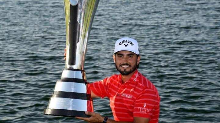 El golfista mexicano Abraham Ancer se corona en Arabia Saudita