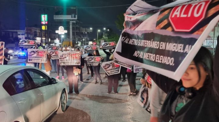 Bloquean avenida Miguel Alemán en protesta de las Líneas 5 y 6 del Metro