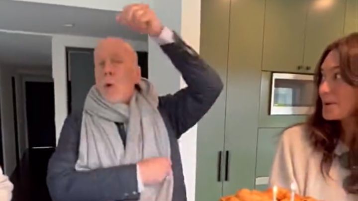 Demi Moore revela video actual de Bruce Willis celebrando su cumpleaños