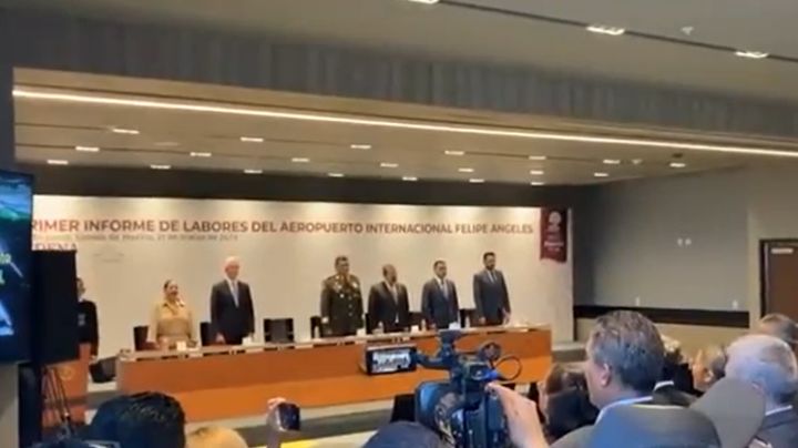 AIFA tiene himno y lo cantan en medio de su primer año de operaciones