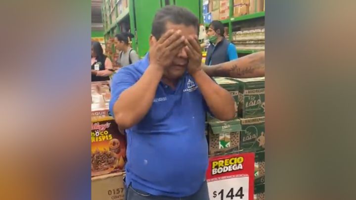 Mujer exhibe a acosador por tomarle fotos en un supermercado