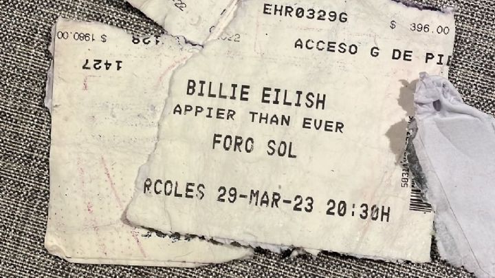 Billie Eilish: ¿Tu boleto se mojó? Así podrás ingresar al concierto de hoy jueves