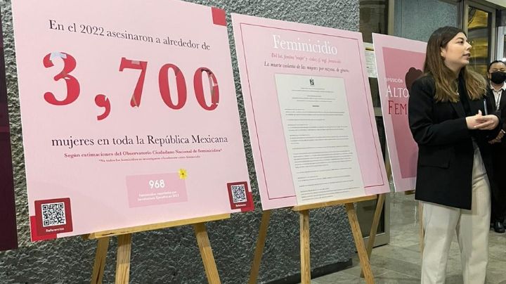 Inauguran exposición sobre feminicidios en Congreso