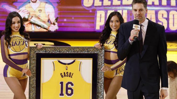 Lakers retira el número de Pau Gasol