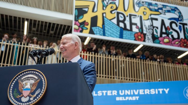 Joe Biden visita Irlanda del Norte y pide a gobierno resolver diferencias