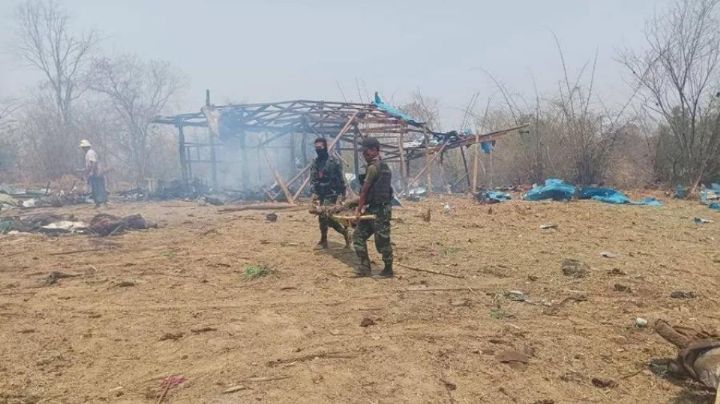 Bombardeo en Birmania: Suben a 165 los muertos, 19 niños ente ellos