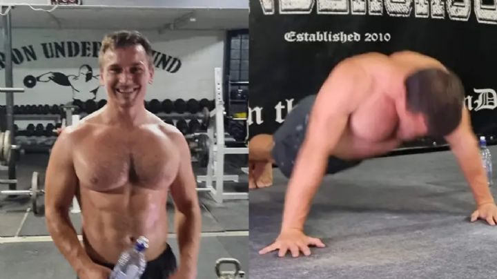 Hombre obtiene el Récord Guinness tras realizar más de 3 mil flexiones en una hora
