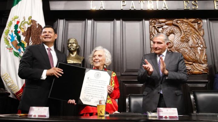 Senado reconoce a Elena Poniatowska con Medalla Belisario Domínguez