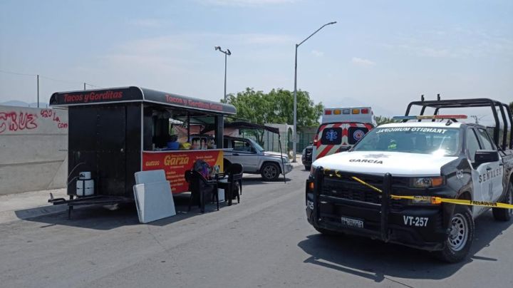 Muere niño de 2 años en García tras ser atropellado frente a un puesto de tacos