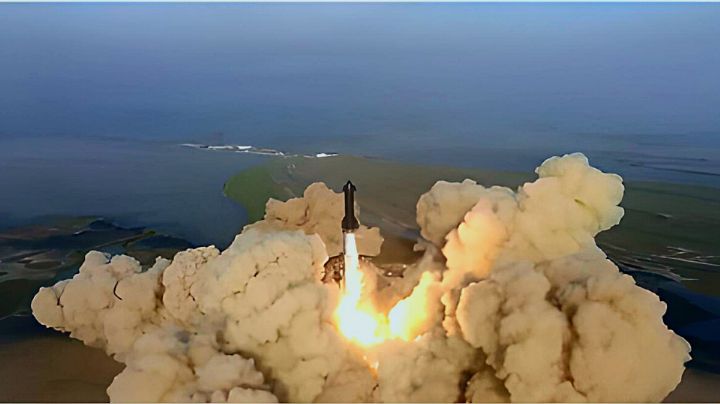 SpaceX lanza el cohete Starship, el más poderoso de la historia