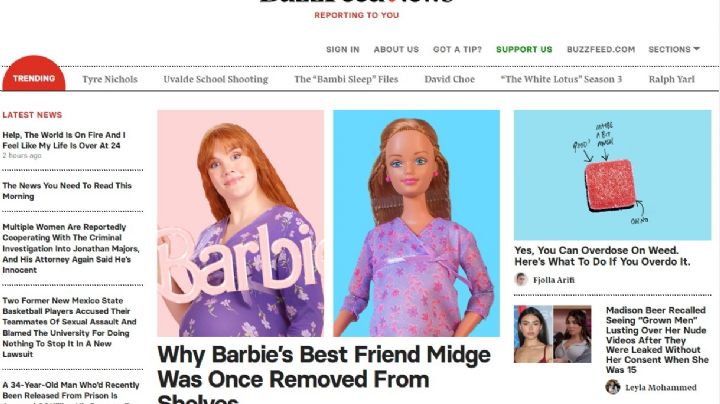 BuzzFeed cierra su portal de noticias