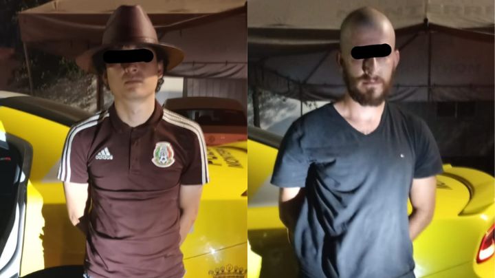 Detienen a dos hombres por portar arma de fuego en Monterrey