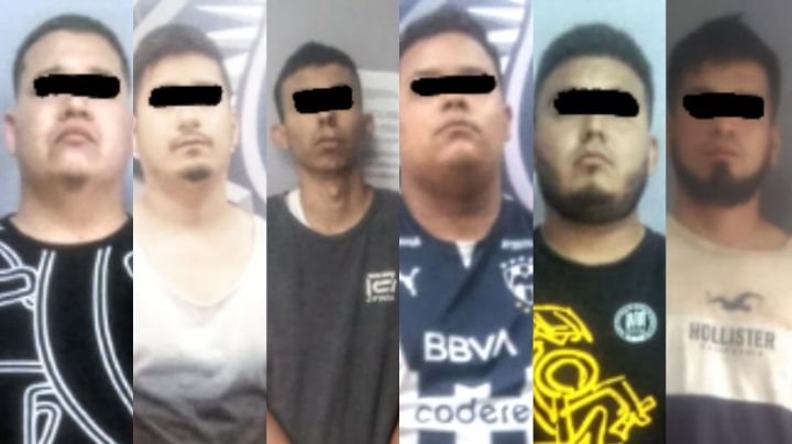 Detienen a 8 por agredir con piedras y blocks a policías y patrullas de Escobedo