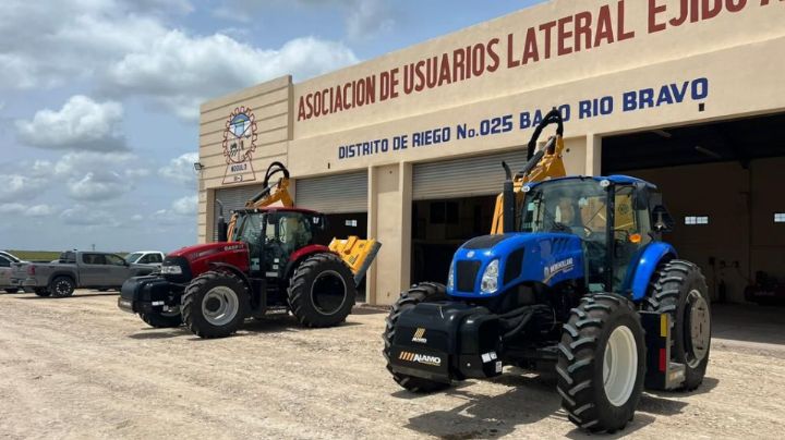 Conagua adquiere 2 tractores para apoyar la agricultura en Tamaulipas