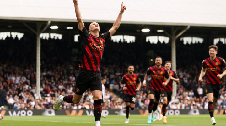 Haaland iguala el récord de goles en Premier League; le quedan 6 juegos