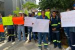 Simeprode realiza paro de labores y protestan en Congreso