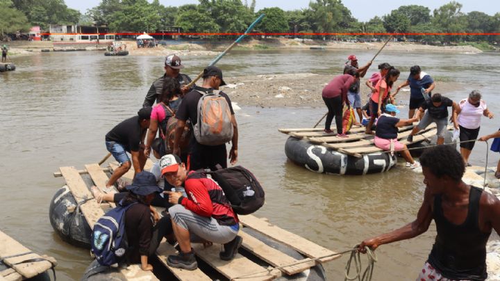 La Frontera sur de México esta sin seguridad y abierta al paso de migrantes