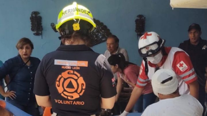 Caída de techo deja 2 niños y un adulto mayor heridos en Guadalupe