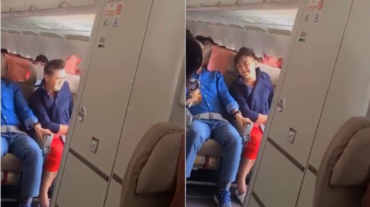 Video: Pasajero abre la puerta de emergencia de un avión en pleno vuelo; hay 12 heridos