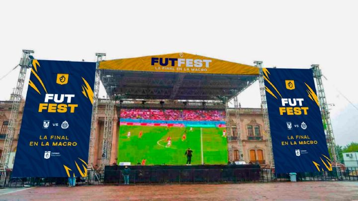 Ya está lista la pantalla en la Macroplaza para ver la Final de Chivas vs Tigres