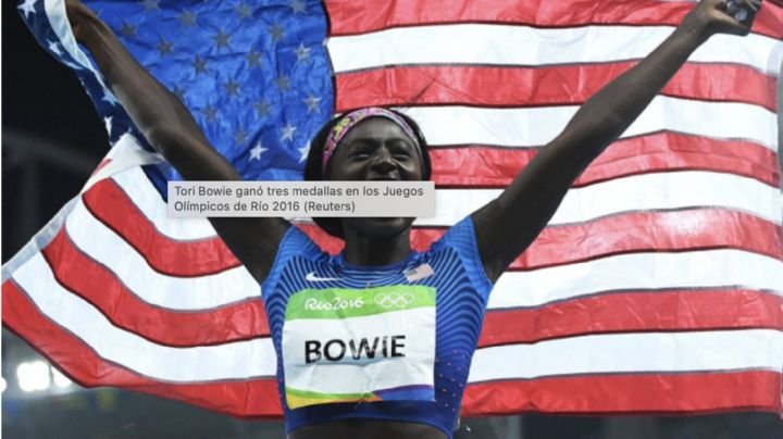 Muere Tori Bowie, triple medallista en Juegos Olímpicos