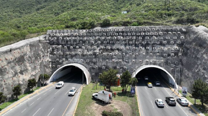 Monterrey rehabilita fachada del Túnel de la Loma Larga